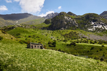 Fototapeta premium luxury cabin in the mountains