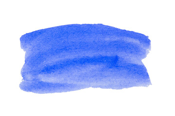 Blue brush stroke hand draw