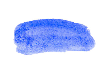 Blue brush stroke hand draw