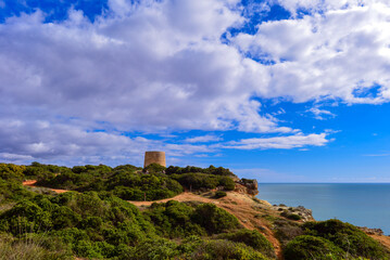 Fototapeta na wymiar Torre da Lapa in Ferragudo, Algarve-Portugal