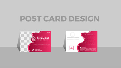 Corporate postcard design template. amazing and modern postcard design. Postcard design template. Postcard Corporate , business postcard, postcard template