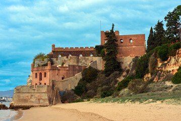 Festung von São João do Arade in Ferregudo, Algarve (Portugal)
