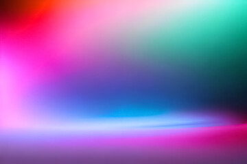 Obraz premium Abstract colourful gradient background. Gradient design, fluid, iridescent, holographic, element for backgrounds, wallpapers, covers, ui design, banner, poster, mobile apps. generative ai 