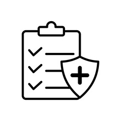 Medical checkup icon vector design templates