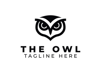 Owl Logo Design Vector