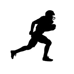 american football player silhouette
