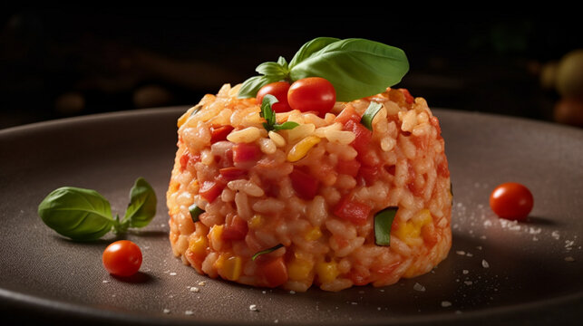 Risotto alla parmegiana regado ao vinho branco criado por IA