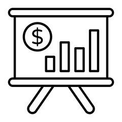 Analysis Line Icon