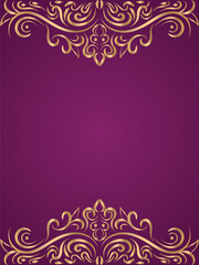modern and luxury floral ornamental background for invitation and other work.