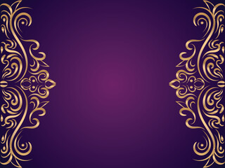 modern and luxury floral ornamental background for invitation and other work.