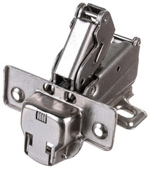 door metal hinge isolated on white background