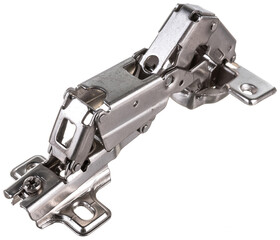 door metal hinge isolated on white background