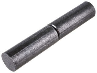 door metal hinge isolated on white background