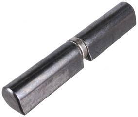 door metal hinge isolated on white background