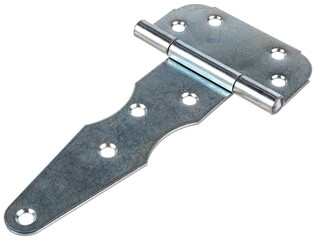 door metal hinge isolated on white background