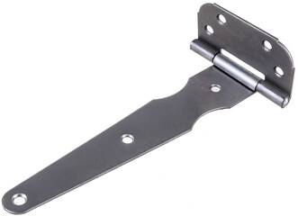 door metal hinge isolated on white background