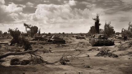 old abandoned farm in region generative ai