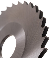 cutting metal milling cutter isolated on white background