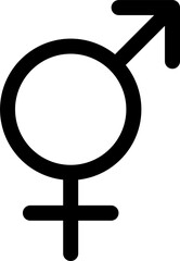 bigender gender orientation symbol sexual icon