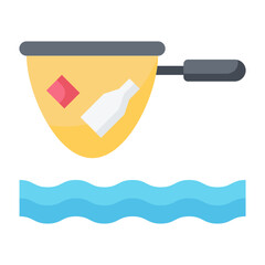 Pool Clean Flat Icon
