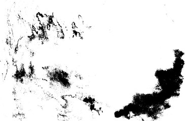 Rustic grunge texture with grain and stains. Abstract noise background. PNG graphic illustration with transparent background.