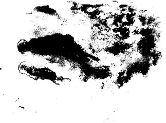 Naklejka premium Rustic grunge texture with grain and stains. Abstract noise background. PNG graphic illustration with transparent background.