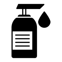 Liquid Soap Glyph Icon
