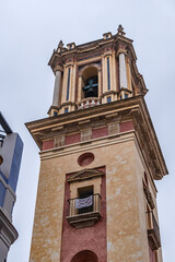 The Church of San Bartolome (Iglesia de San Bartolome) is a Catholic parish church in the city of Seville. It was built between 1780 and 1796, on top of an old synagogue. Seville, Andalusia, Spain.