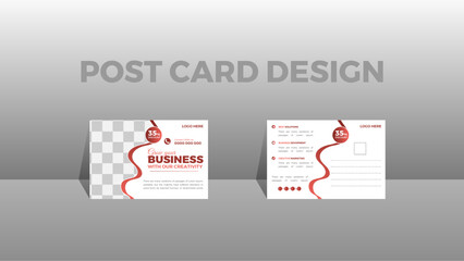 Corporate postcard design template. amazing and modern postcard design. Postcard design template. Postcard Corporate , business postcard, postcard template
