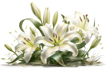 Happy spring time Lily pattern