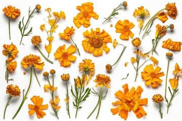 Happy spring time Marigold pattern