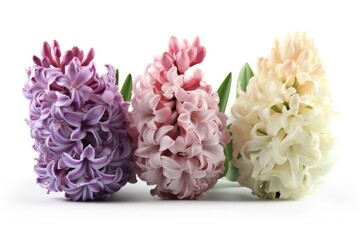 Pastel color Hyacinths