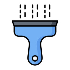 Obraz premium Wiper Line Color Icon