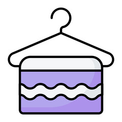 Laundry Line Color Icon