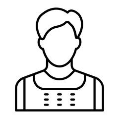 Housekeeper Outline Icon