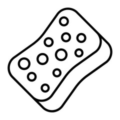 Sponge Outline Icon