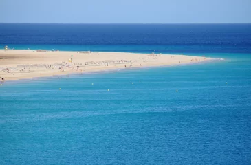 Photo sur Plexiglas Plage de Sotavento, Fuerteventura, Îles Canaries Sotavento Beach in Fuerteventura, Spain