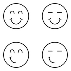 Emoji Vector Line Icons