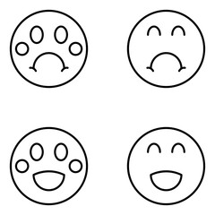 Emoji Vector Line Icons