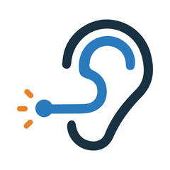 ear, hear, audiology, ear audiology icon