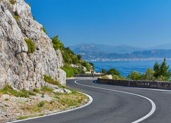 Coastline road - Amalfi Coast, Italy
