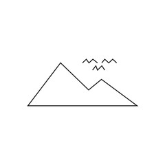 MOUNTAIN ICON TEMPLATE DESIGN