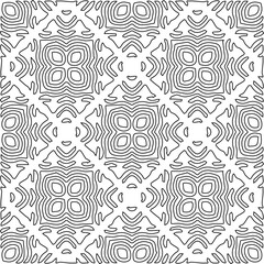 Striped geometric patterns. Digital design.Black and white pattern for web page, textures, card, poster, fabric, textile.