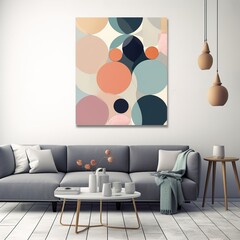 Geometric Paradise: A Modern Fusion of Shapes and Colors