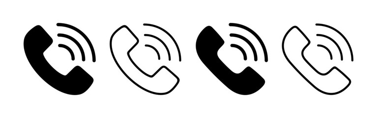 Call icon vector for web and mobile app. telephone sign and symbol. phone icon. contact us
