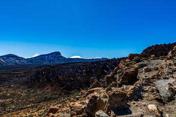 Obraz premium Paisaje en el Parque Nacional del Teide.