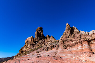 Fototapeta premium Paisaje en el Parque Nacional del Teide.