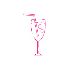 Neon Cocktail Glasses