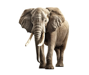 Fototapeta na wymiar elephant isolated on transparent background.