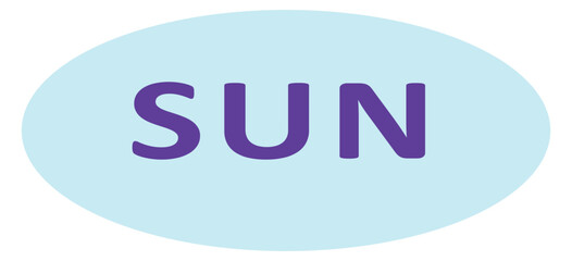 Sunday Text Sticker